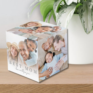 Best Mom 5 Side Picture Family Photos Cube
