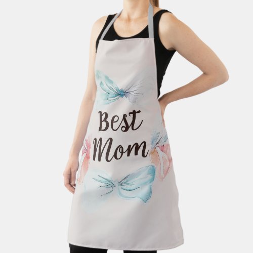 Best Mom All_Over Print Apron Personalise Custom