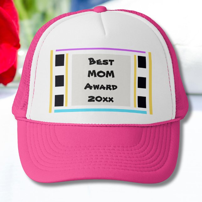 Best Mom Award 20xx Cool Girly Pink  Trucker Hat (Best Mom Award 20xx - Cool Girly Pink Trucker Cap.)