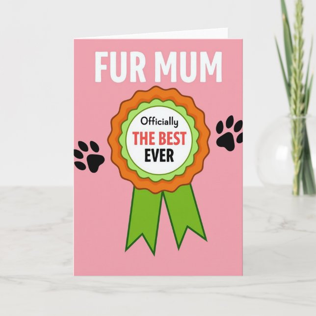 Best Mom Award Graphic Card (Front)