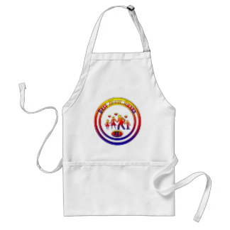 Best Mom Award Rainbow Family Adult Apron