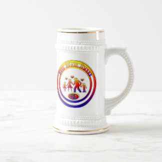 Best Mom Award Rainbow Family Beer Stein