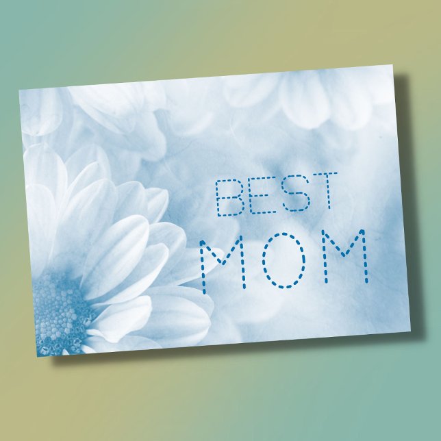 Best Mom best mom ever pastel elegant floral  Card (Creator Uploaded)