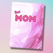 Best Mom best mom ever pink modern chic elegant