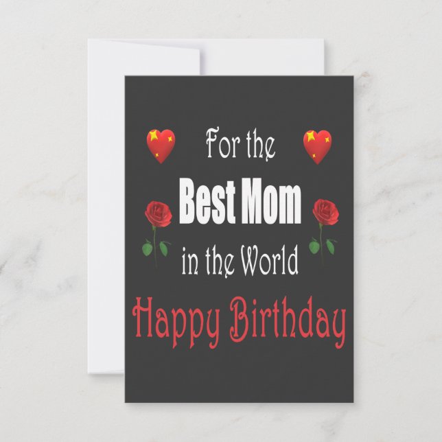 Best Mom Birthday Design (Front)
