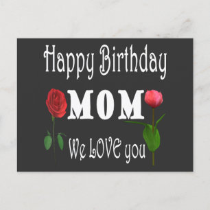 Best Mom Birthday Design Invitation Postcard