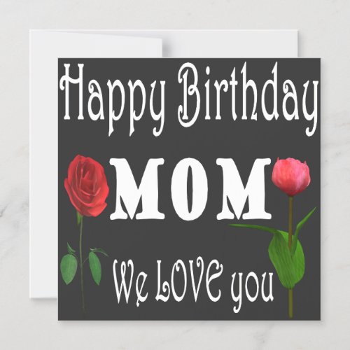 Best Mom Birthday Design  Magnetic Invitation