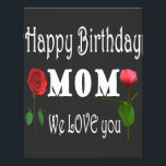 Best Mom Birthday Design Photo Print<br><div class="desc">Wonderful cute birthday design for your lovely mom</div>