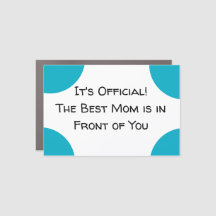 Best Mom Bumper Sticker