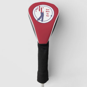 Best Mom by Par American Flag Golf Player Golf Head Cover