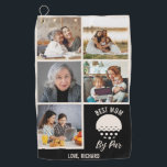 Best Mom By Par Custom 5 Photo Collage Golf Towel<br><div class="desc">It is a unique gift for a golfer on Mother’s Day,  Grandma's birthday,  wedding party,  golf outing,  or retirement party.</div>