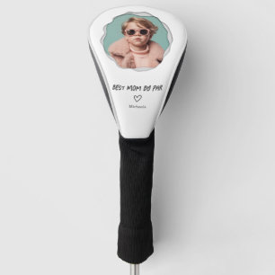 Best Mom by Par Custom Photo Mother Golf Head Cover