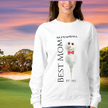 Best Mom by Par :Golf Ball Snowman  Red  Sweatshirt<br><div class="desc">Best Mom by Par: Golf Ball Snowman with Red Bowtie,  Perfect gift for golfer  winter holiday Christmas Party shirt</div>
