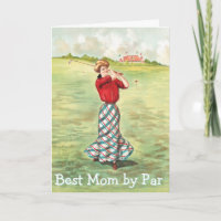 Best Mom by Par Mother's Day Greeting