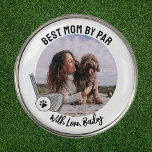 Best Mom By Par Pet Photo Paw Print Golf Golf Ball Marker at Zazzle