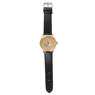 Best Mom Cat Round Clock Watch
