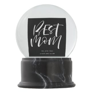 Best Mom Christmas Gift Custom Photo Snow Globe