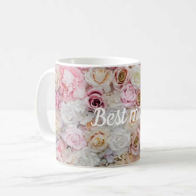 Best mom coffee mug (Front Left)