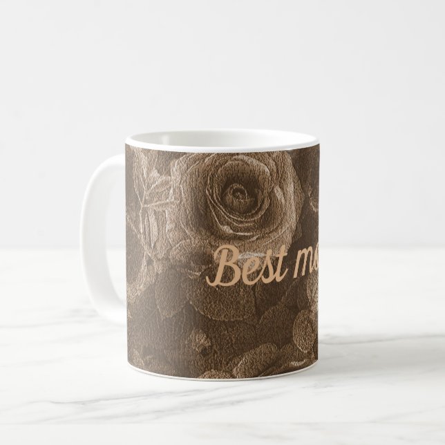 Best mom coffee mug (Front Left)