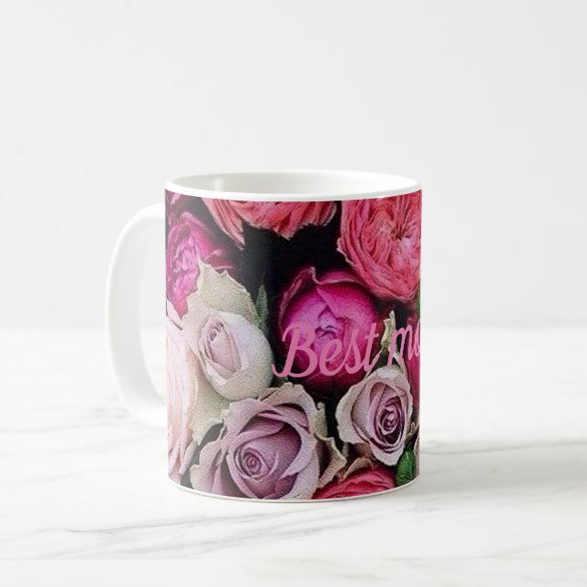 Best mom coffee mug (Front Left)