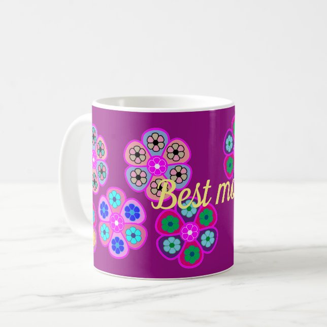 Best mom coffee mug (Front Left)