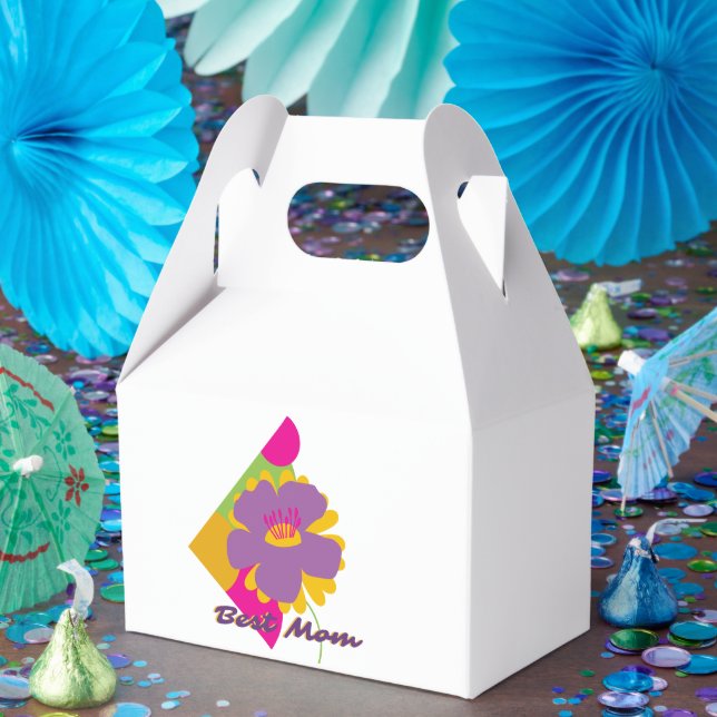 Best Mom Colourful Trendy Design Favor Boxes (Party)
