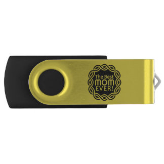 BEST MOM custom monogram memory sticks