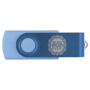 BEST MOM custom monogram memory sticks