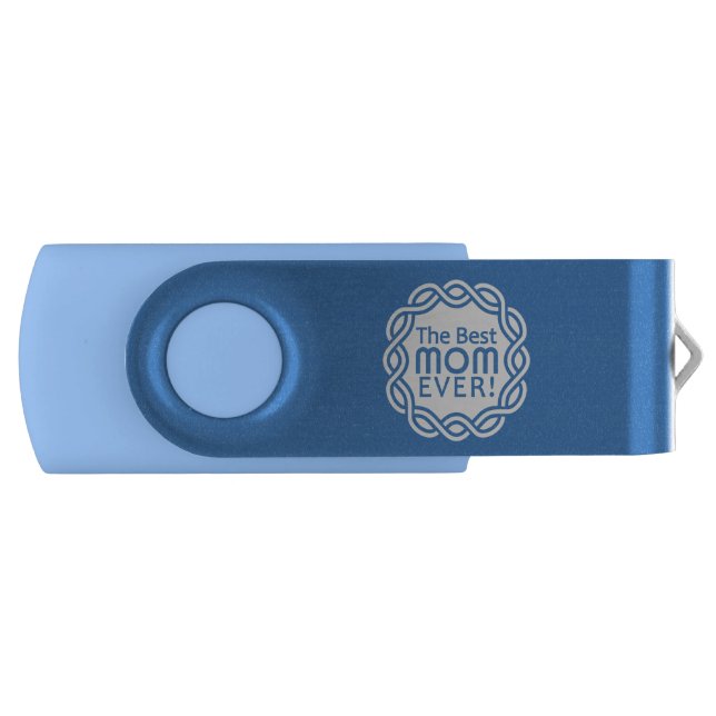 BEST MOM custom monogram memory sticks (Front)