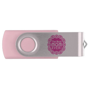 BEST MOM custom monogram memory sticks