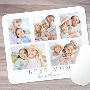 Best Mom Custom Photo Collage Mouse Pad