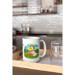 Best Mom Cute Knitting Goose Coffee Mug
