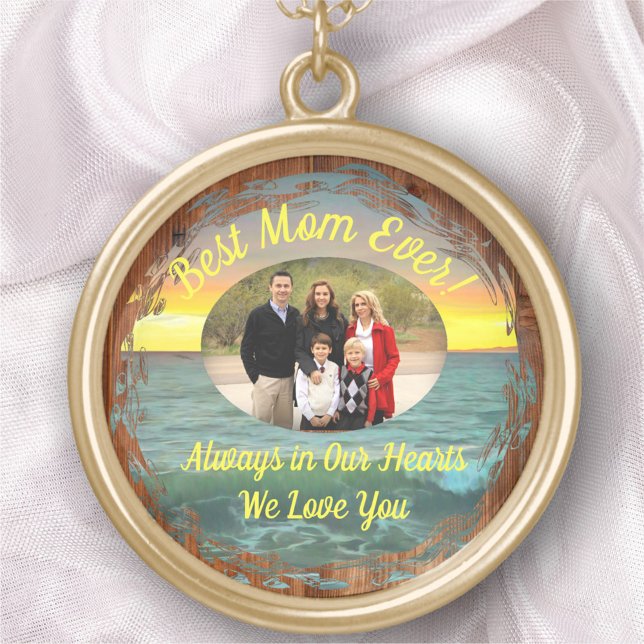 Best Mom Ever 0884 Gold Plated Necklace (Creator Uploaded)