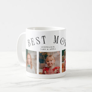 Best Mom Ever 4-Photo White Mothers Day  Coffee Mug
