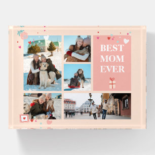 Best Mom Ever 5 Photo Mother's Day Collage Paperweight