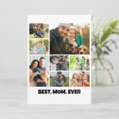 Best Mom Ever – 8 Photo Collage Frame Template (Standing Front)