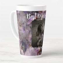 Best Mom ever Abstract purple quartz marble