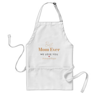 Best mom ever adult apron