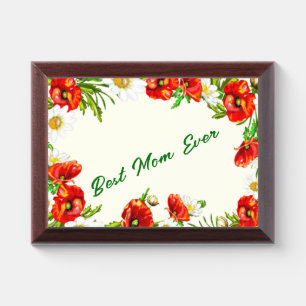 Best Mom Ever Award Plaque - Customizable