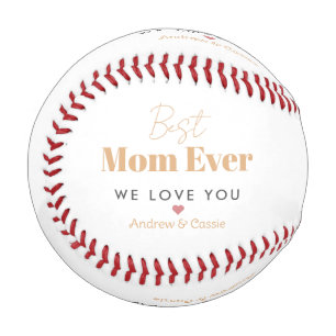 Best mom ever baseball