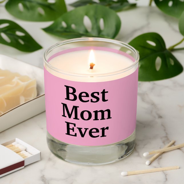 Best mom ever candle (Lit)