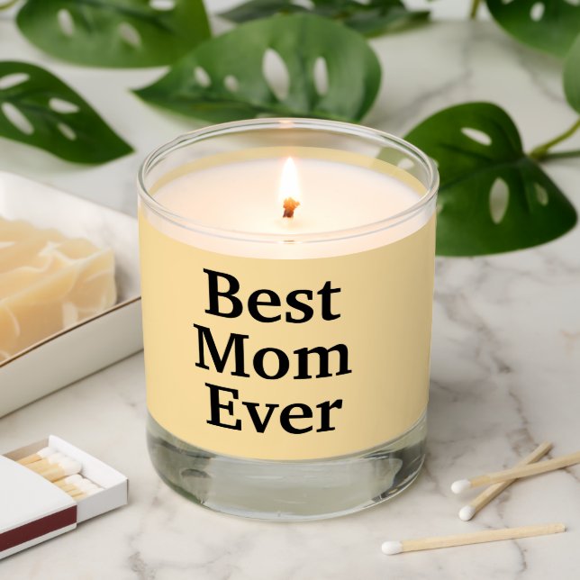 Best mom ever candle (Lit)
