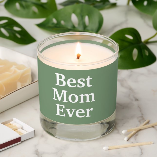 Best mom ever candle (Lit)
