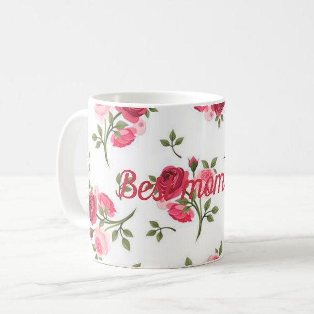 Best mom ever coffee mug (Front Left)