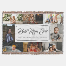 Best Mom Ever Custom 8 Photo Collage