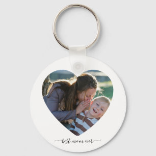 Best Mom Ever Custom Mom Photo Keychain