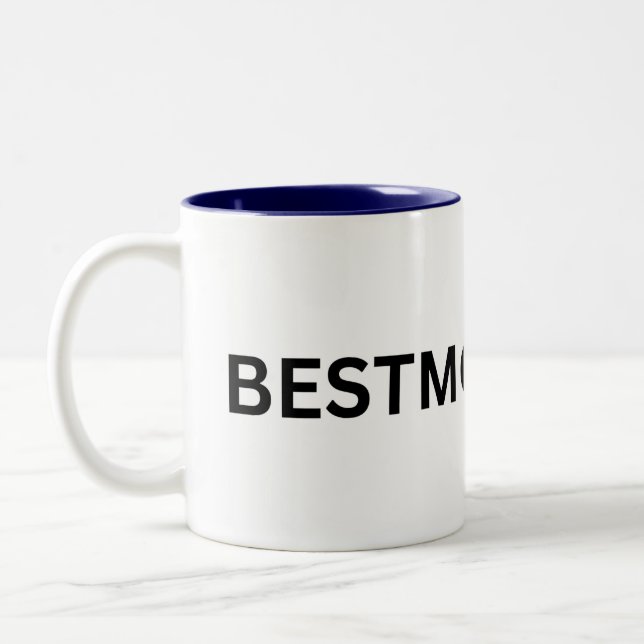 Best Mom Ever Custom Mug – Personalized Coffee Cup (Left)