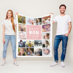 Best Mom Ever Custom Personalized Fleece Blanket