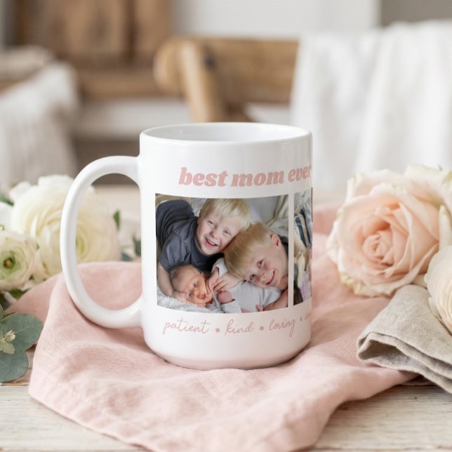 Best Mom Ever Custom Photo Coffee Mug (Creator Uploaded)