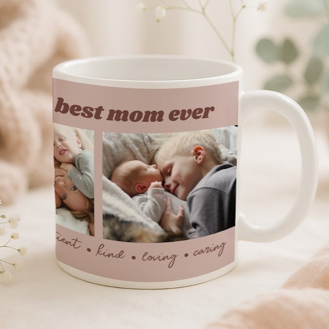 Best Mom Ever Custom Photo Coffee Mug (Creator Uploaded)